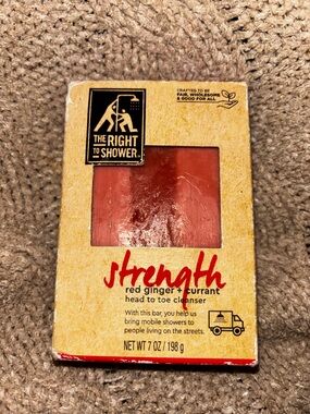The Right To Shower Strength Head-to-Toe Cleanser Bar 7 oz Red Ginger + Currant